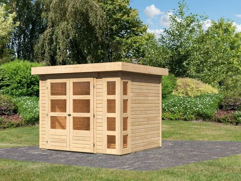 Norlinio Gartenhaus Kerken 3 natur inkl. Fußboden