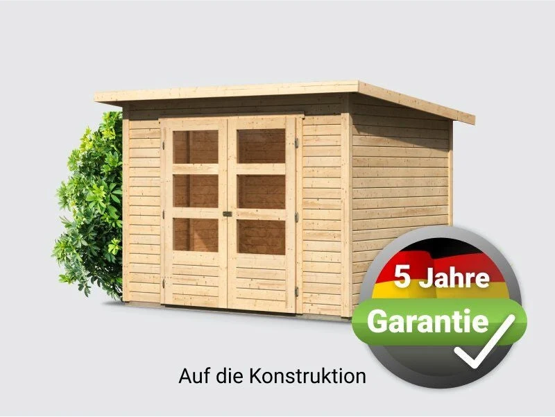 Norlinio Gartenhaus Stegen 3 natur inkl. Fußboden