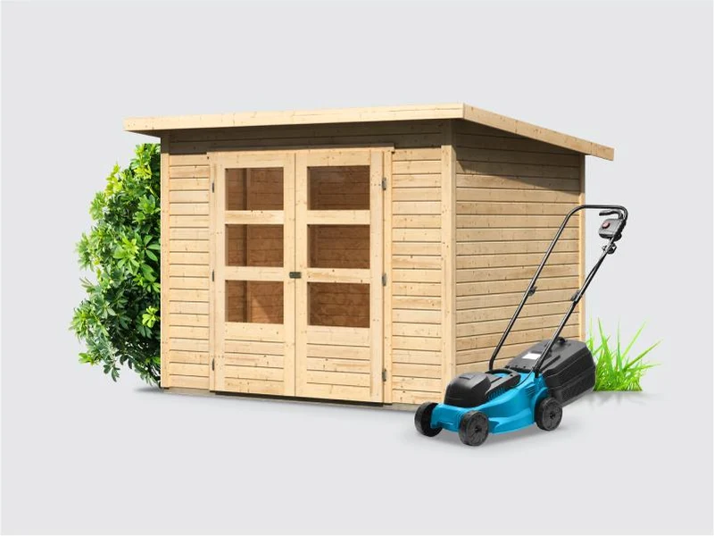Norlinio Gartenhaus Stegen 3 natur inkl. Fußboden