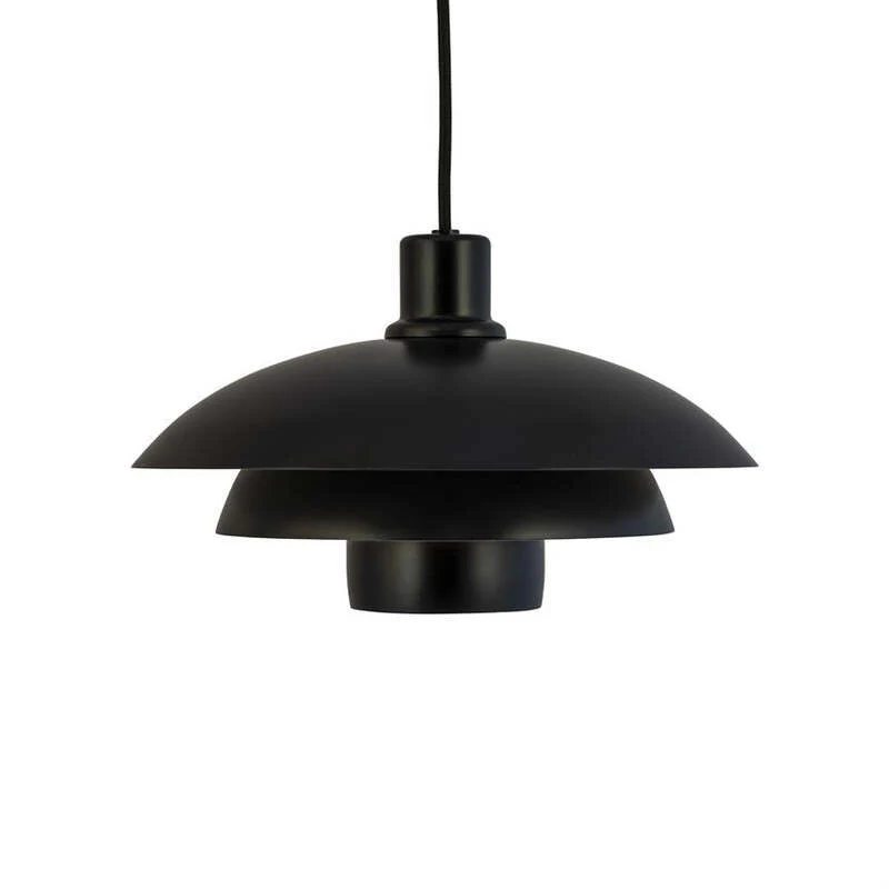 B-Ware Dyberg Larsen Hängelampe Pendelleuchte Morph Schwarz Metall Ø 30 cm E27 Lampe