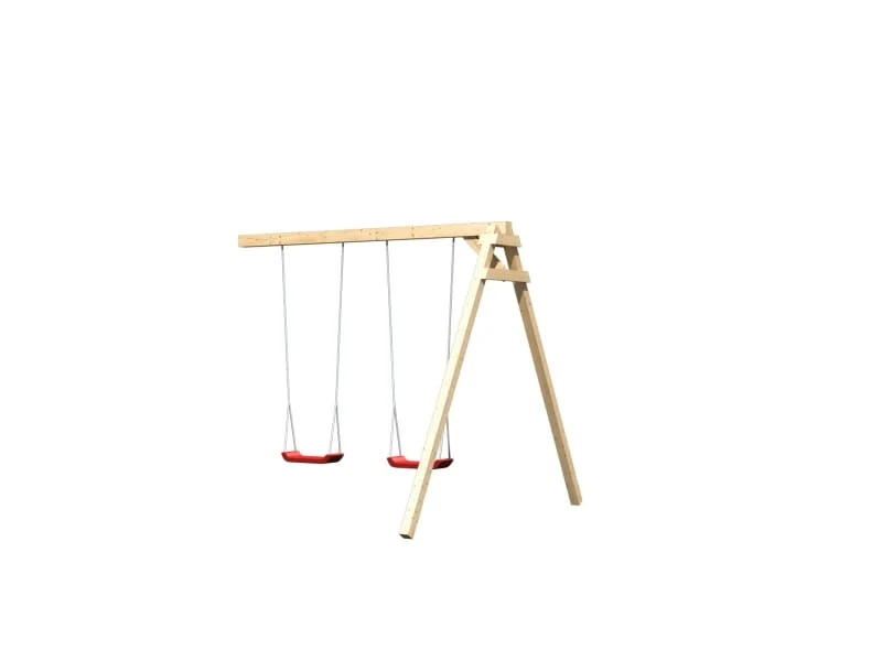 Karibu Schaukelanbau Doppelschaukel für Lotti, Danny und Luis