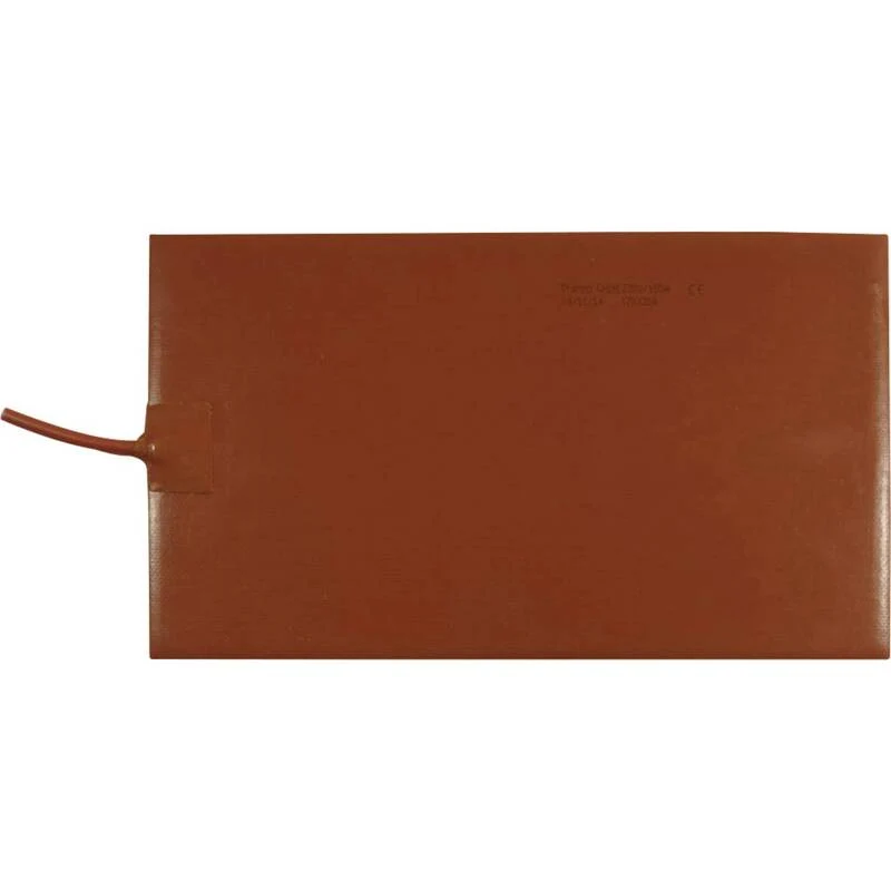 B-Ware Thermo TECH Heizfolie Folie Silikon selbstklebend Heizmatte 300 mm x 170 mm IPX7