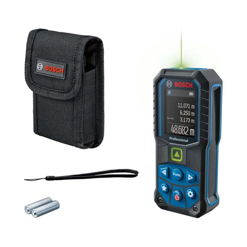 B-Ware Bosch Laser-Entfernungsmesser GLM 50-25 G Messgerät präzise IP65 50m grün 0,2kg