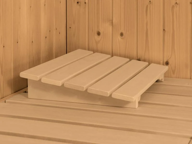 Karibu Sauna Variado inkl. 9 kW Ofen integr. Steuerung, mit moderner Saunatür -ohne Dachkranz-