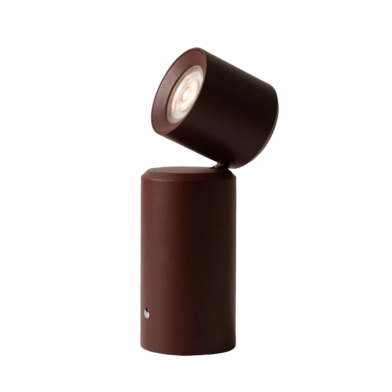 B-Ware It´s about Romi Tischlampe Milan LED dimmbar dunkelrot Touchdimmer 19cm Leuchte