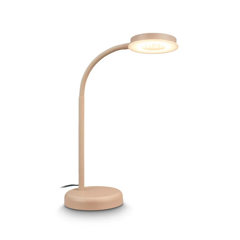 B-Ware Briloner Tischleuchte Megg LED Lampe dimmbar beige Metall 3000K 55,5cm 800Lumen