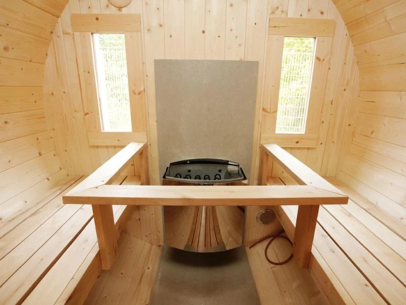 Karibu Multifunktions-Sauna Asta mit 9 kW Bioofen und Infrarotstrahler