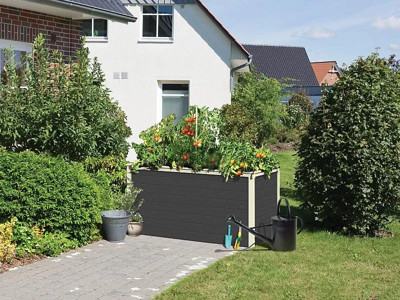 Karibu Hochbeet 1 terragrau 19 mm