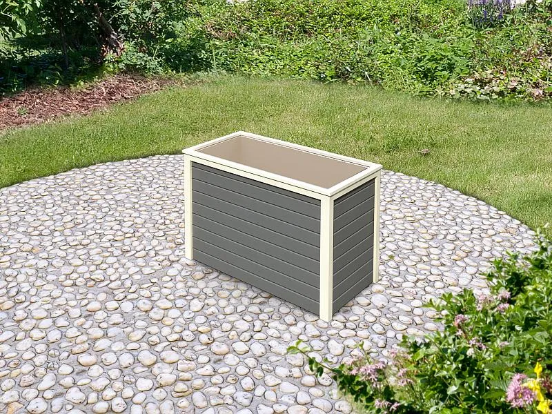 Karibu Hochbeet 1 terragrau 19 mm