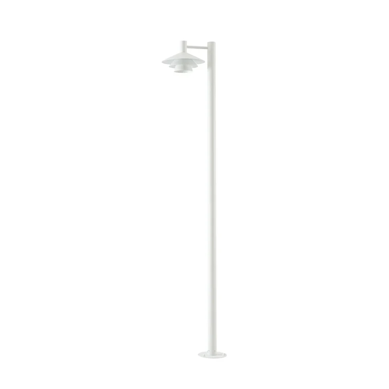B-Ware Lucande Außenleuchte Außenlampe LED Montaro Weiß Aluminium Polycarbonat IP54