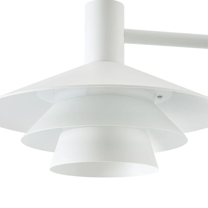 B-Ware Lucande Außenleuchte Außenlampe LED Montaro Weiß Aluminium Polycarbonat IP54