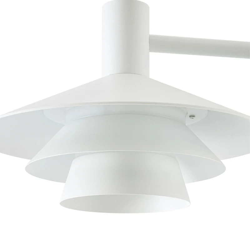 B-Ware Lucande Außenleuchte Außenlampe LED Montaro Weiß Aluminium Polycarbonat IP54