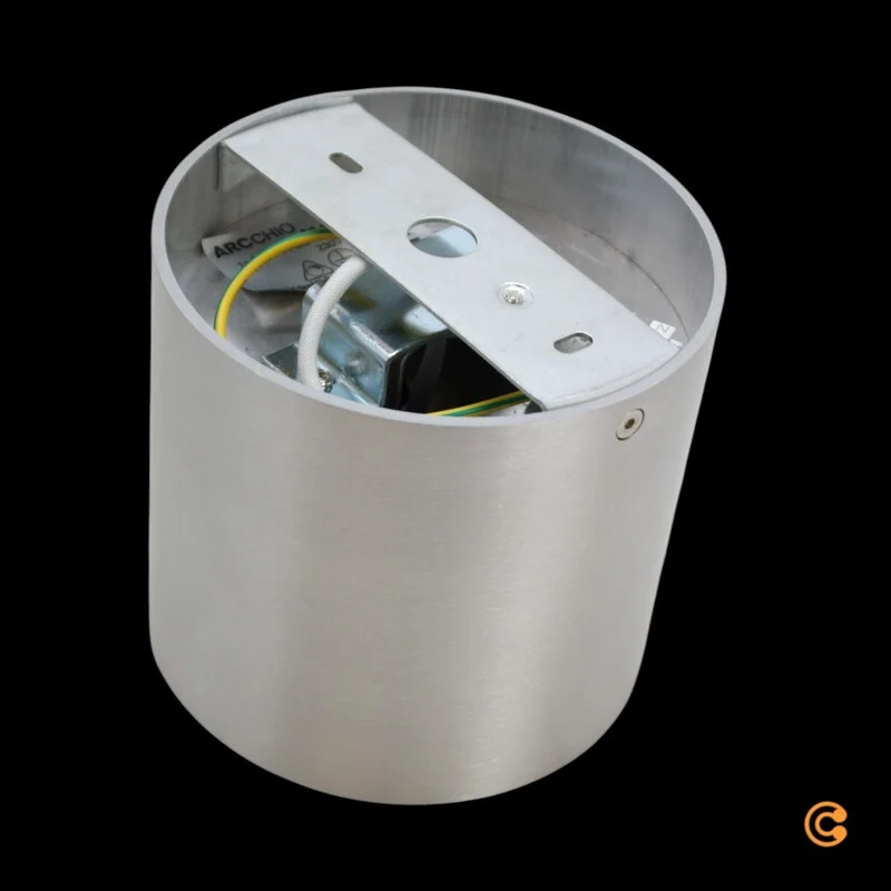 B-Ware Arcchio Downlight Spotleuchte Leuchte GU10 LED Rosalie rund Silber dimmbar