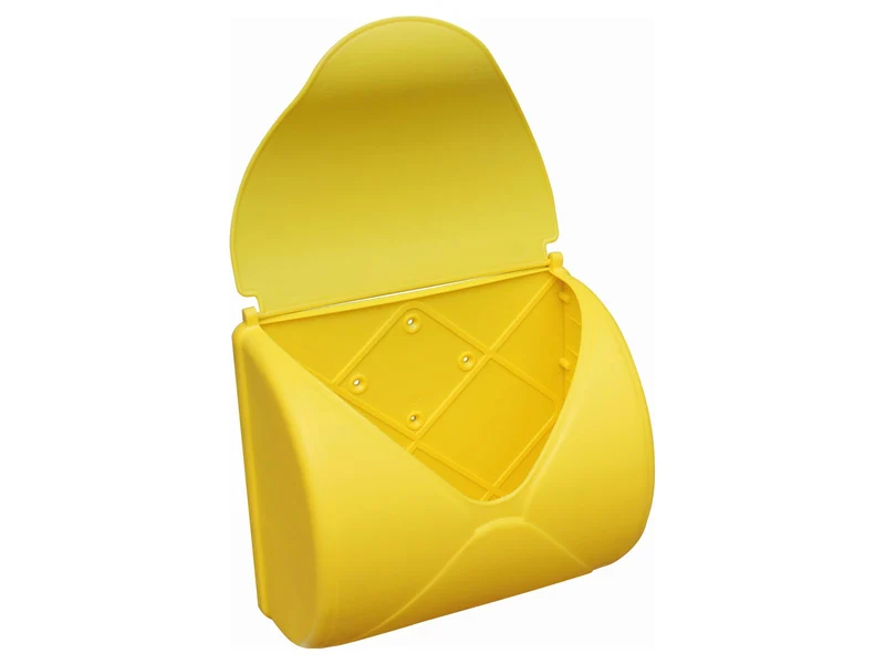 Karibu Briefkasten Kunststoff gelb