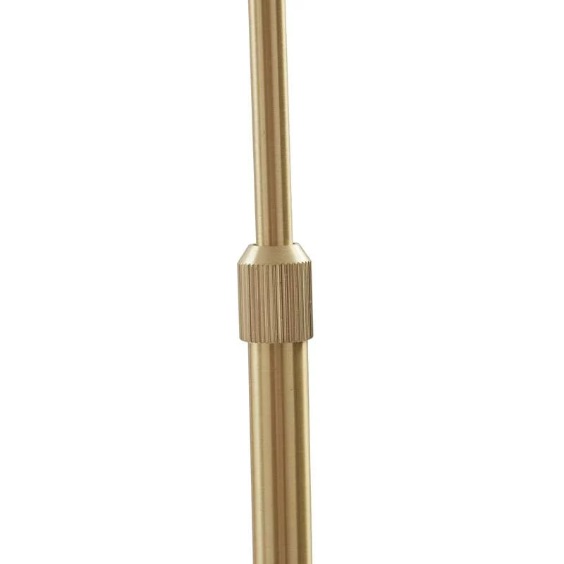 B-Ware Lindby Stehleuchte Lennart LED Lampe höhenverstellbar messing 183cm E27 Leuchte