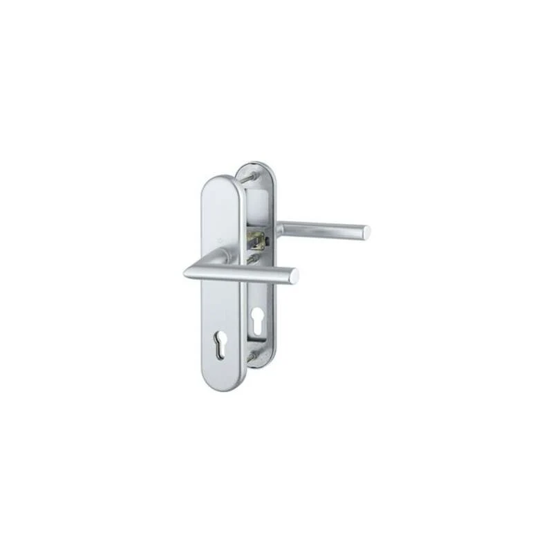 B-Ware Hoppe Drückergarnitur Stockholm 76G/3331/3440/1140 ES1 SK2 PZ Aluminium