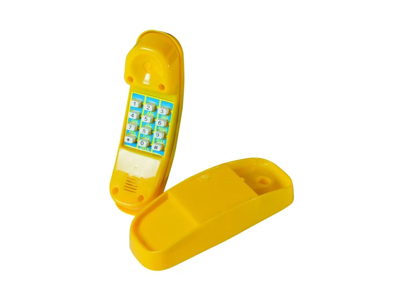 Karibu Telefon gelb Kunststoff