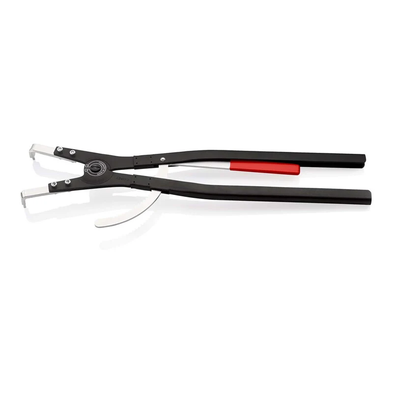 B-Ware Knipex Sicherungsringzange Zange schwarz pulverbeschichtet 580mm 90° gewinkelt