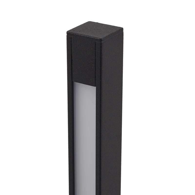 B-Ware Lindby Wegeleuchte Gartenleuchte Neano LED Pollerleuchte schwarz 80cm IP65