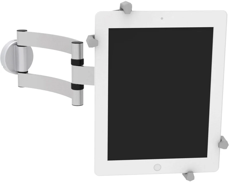 B-Ware Renkforce 29215c27 Tablet-Halterung Universal 17,8 cm - 25,7 cm Schwarz Silber