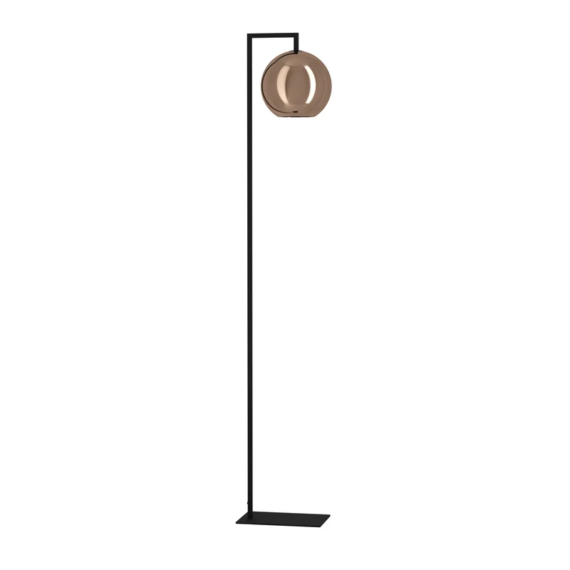B-Ware Stars Of Light Stehleuchte Stehlampe Cordoba Glas kupferfarben schwarz 171,5 cm