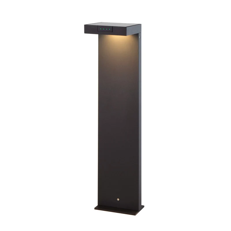 B-Ware KLEWE Solarlampe Solarleuchte Wegeleuchte anthrazit ALA GROUND MAXI Aluminium