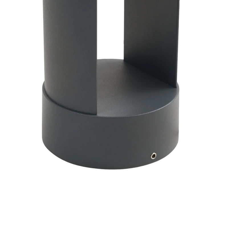 B-Ware Lindby Wegeleuchte Wegelampe Soriq LED Anthrazit Außenleuchte Aluminium 75 cm
