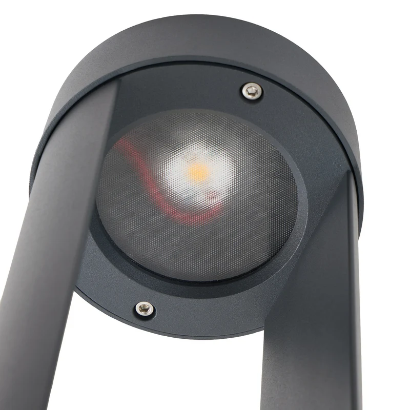 B-Ware Lindby Wegeleuchte Wegelampe Soriq LED Anthrazit Außenleuchte Aluminium 75 cm