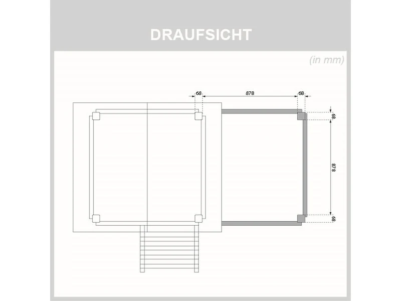 Karibu Anbau für Spielturm Lotti