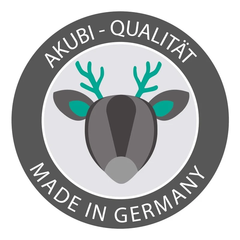 Karibu Akubi Holzrampe mit Klettertau natur