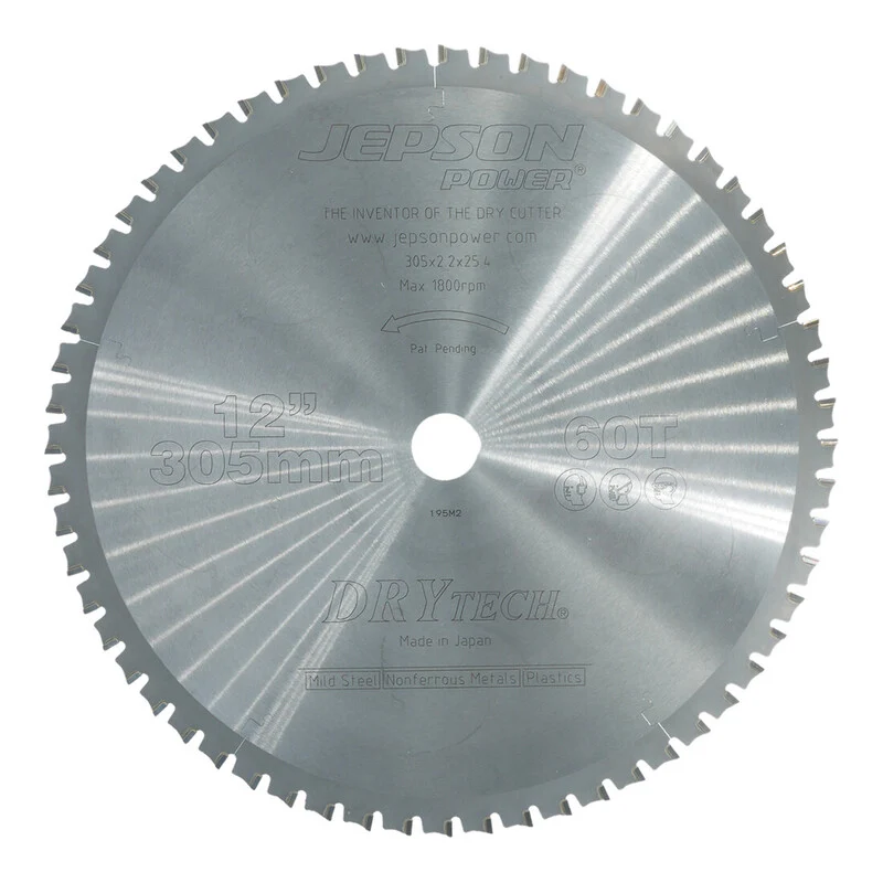 B-Ware Jepson Power HM-Sägeblatt 305mm 60Z Drytech Sägeblatt für Stahl hohe Standzeit