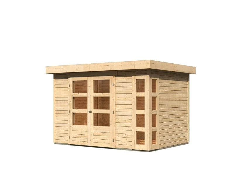 Karibu Gartenhaus Kerko 4 natur 19 mm