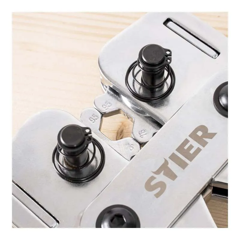 B-Ware STIER Presszange 6-Kant Werkzeug Zange für Kabelschuhe 6-120 mm² 660mm 3,66kg