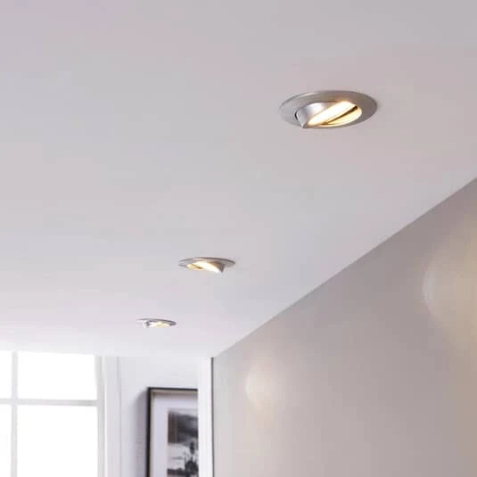 B-Ware Lindby LED-Einbaustrahler Deckenlampe Deckenlampe Lampe Andrej rund 3er-Set