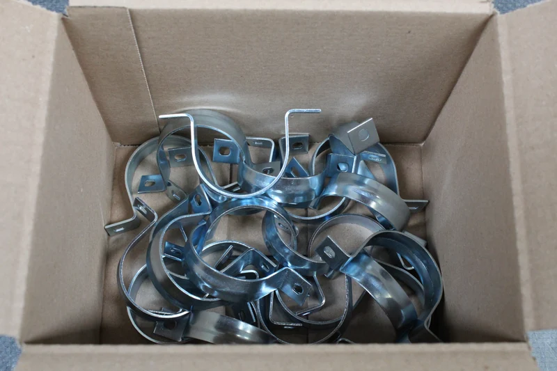 25x B-Ware OBO Bettermann Rohrschelle Schelle Stahl galvanisch verzinkt 50 mm 25 STÜCK