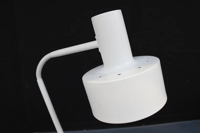 B-Ware Matis Tischlampe Leuchte Metall weiß Schirm verstellbar Tischleuchte Hauptlicht