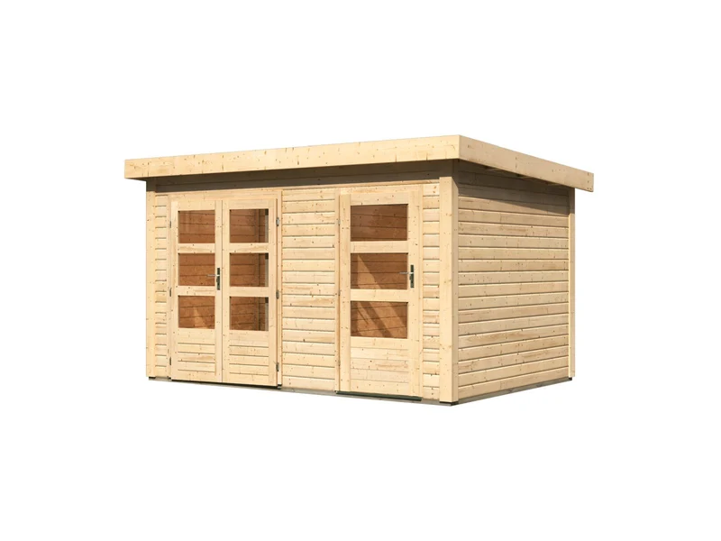 Karibu Gartenhaus Schönbuch 1 38 mm 2-Raum-Haus