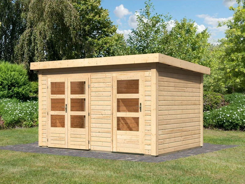 Karibu Gartenhaus Schönbuch 1 38 mm 2-Raum-Haus
