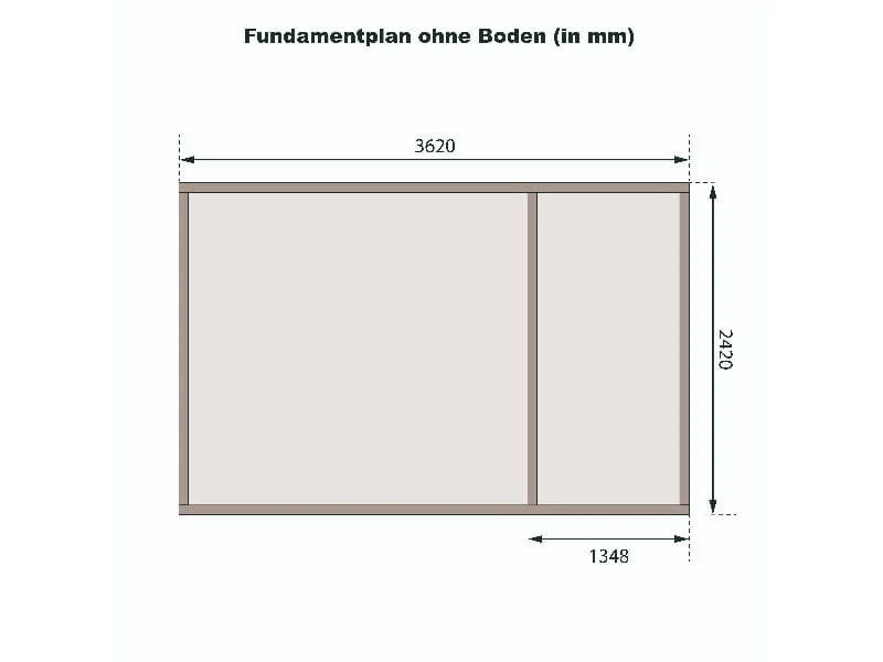 Karibu Gartenhaus Schönbuch 1 38 mm 2-Raum-Haus