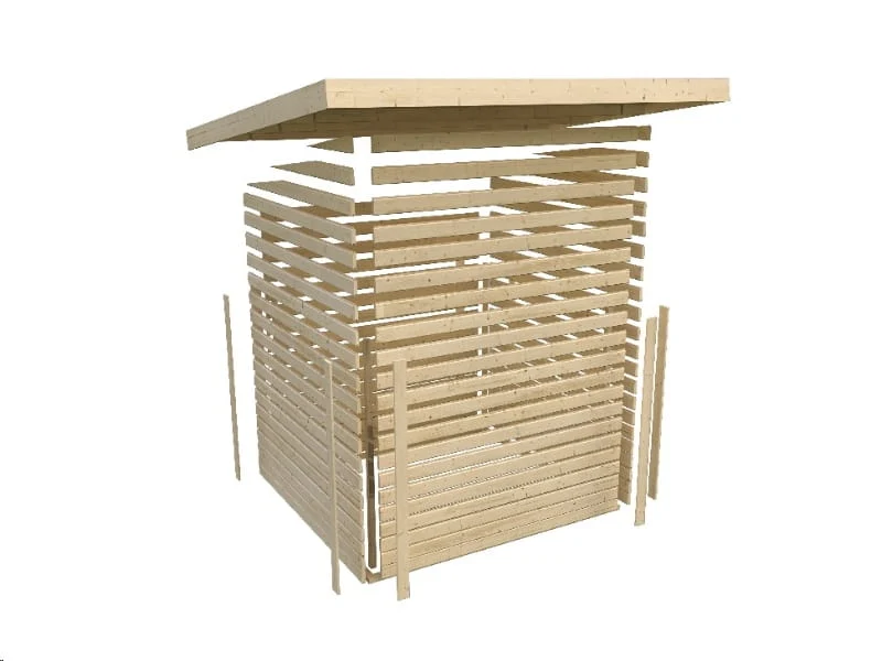 Karibu Gartenhaus Schönbuch 1 38 mm 2-Raum-Haus