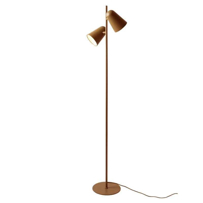 B-Ware IT'S ABOUT ROMI Stehleuchte Lampe Leuchte Salamanca Eisen Senf 2-flammig 145 cm