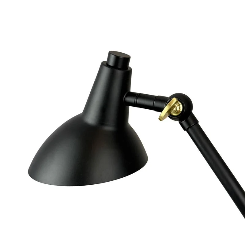B-Ware Dyberg Larsen Tischleuchte Tischlampe Vela Schwarz Beleuchtung Lampe GU10 44,7cm