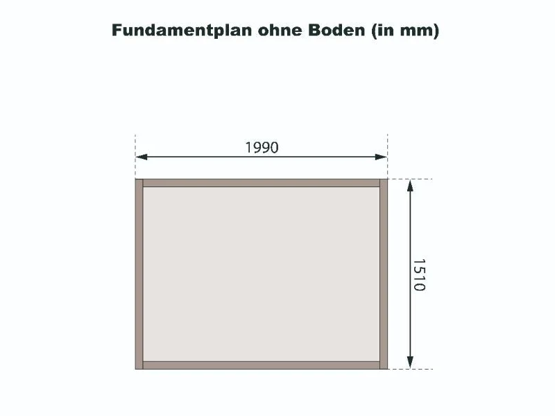 Karibu Gartenhaus Glücksburg 2 terragrau 19 mm