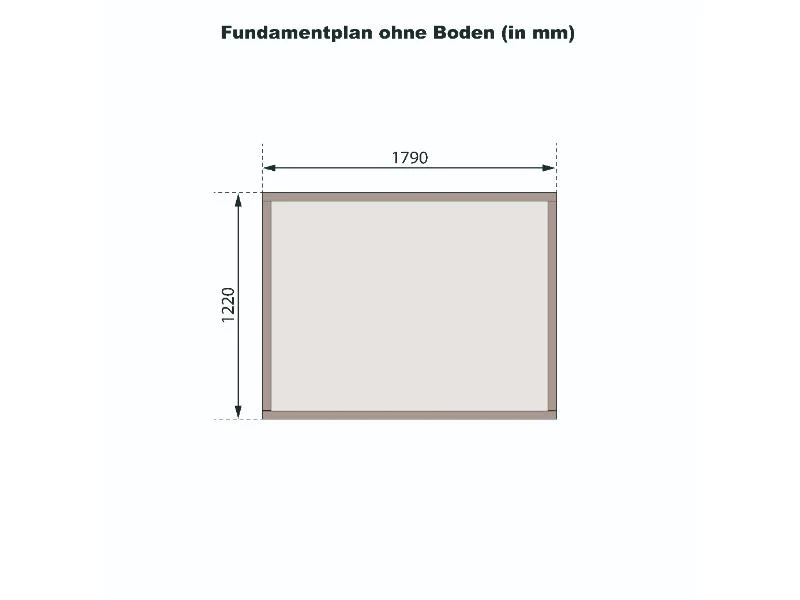 Karibu Gerätehaus Merseburg 2 natur 14 mm