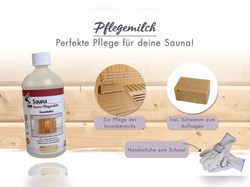 Karibu Sauna Pflegebox für den Sauna-Innenbereich