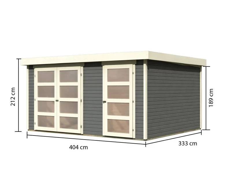 Karibu Systemhaus Mühlentrup 3 terragrau 19 mm