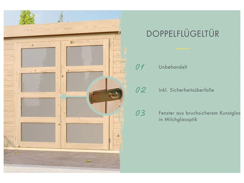 Karibu Systemhaus Mühlentrup 3 naturbelassen 19 mm