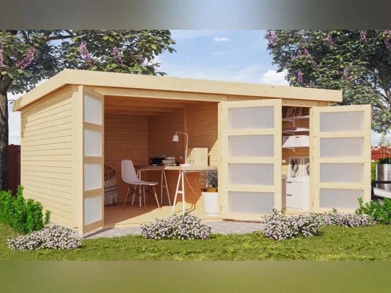 Karibu Systemhaus Mühlentrup 3 naturbelassen 19 mm