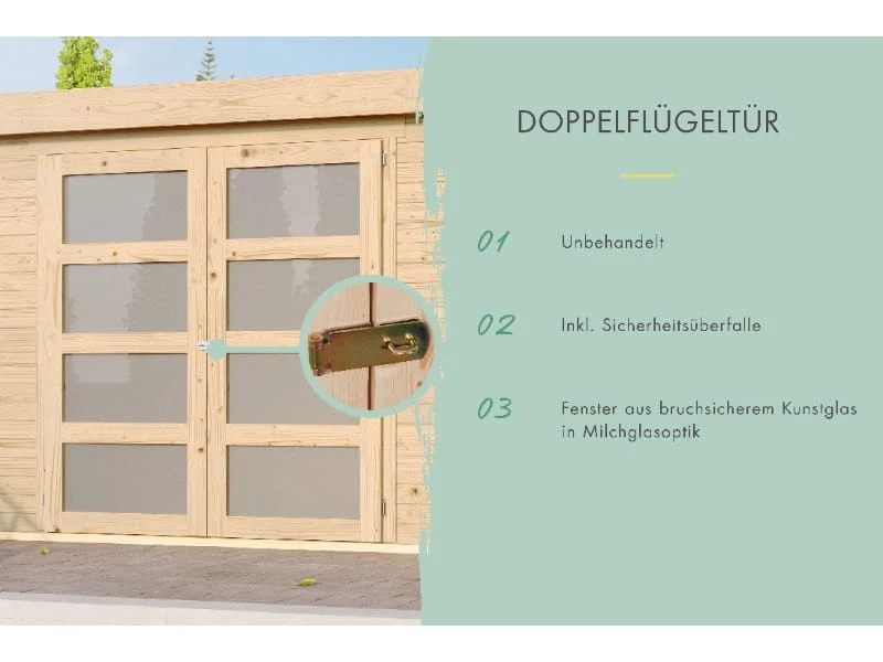 Karibu Systemhaus Mühlentrup 3 naturbelassen 19 mm