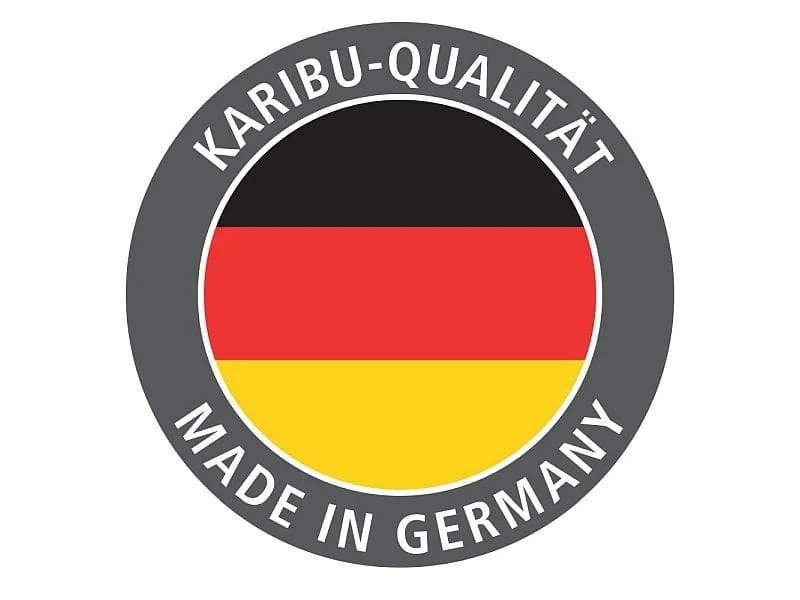 Karibu Pool Modell 2 X im Set mit Terrasse kdi - Folie Blau